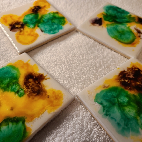 Colorful Abstract Coasters - Picture 6 of 11